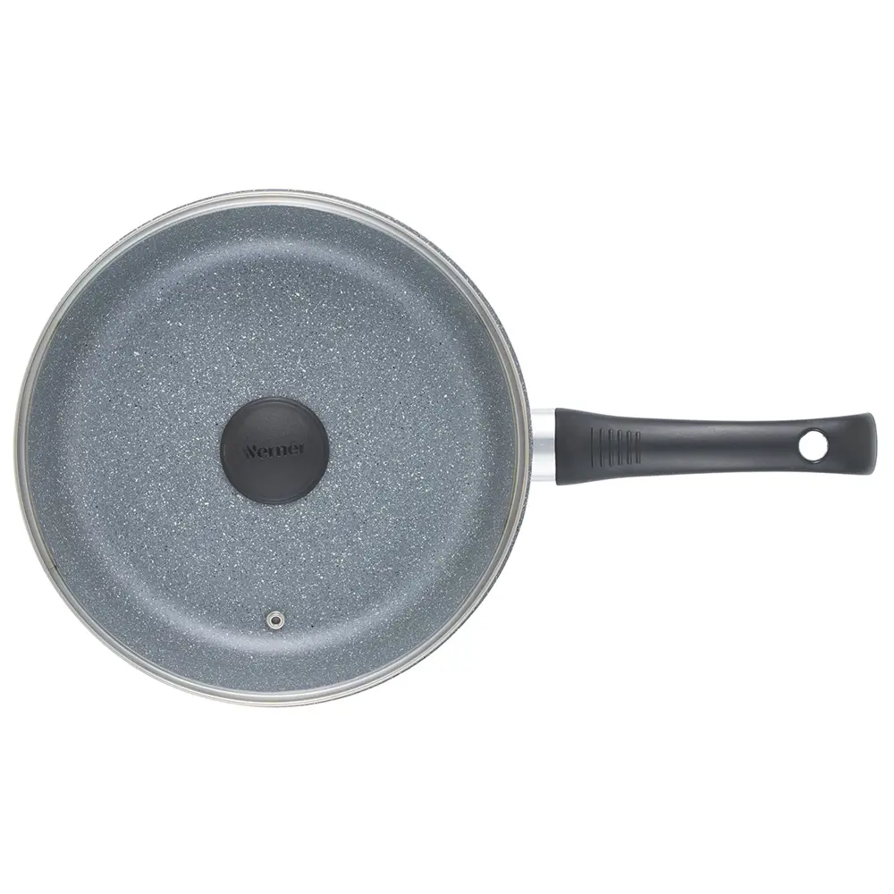 Сковорода Werner Letizia 51673 26 см алюминий с крышкой цвет черный STLM-2093617 - Вид №3