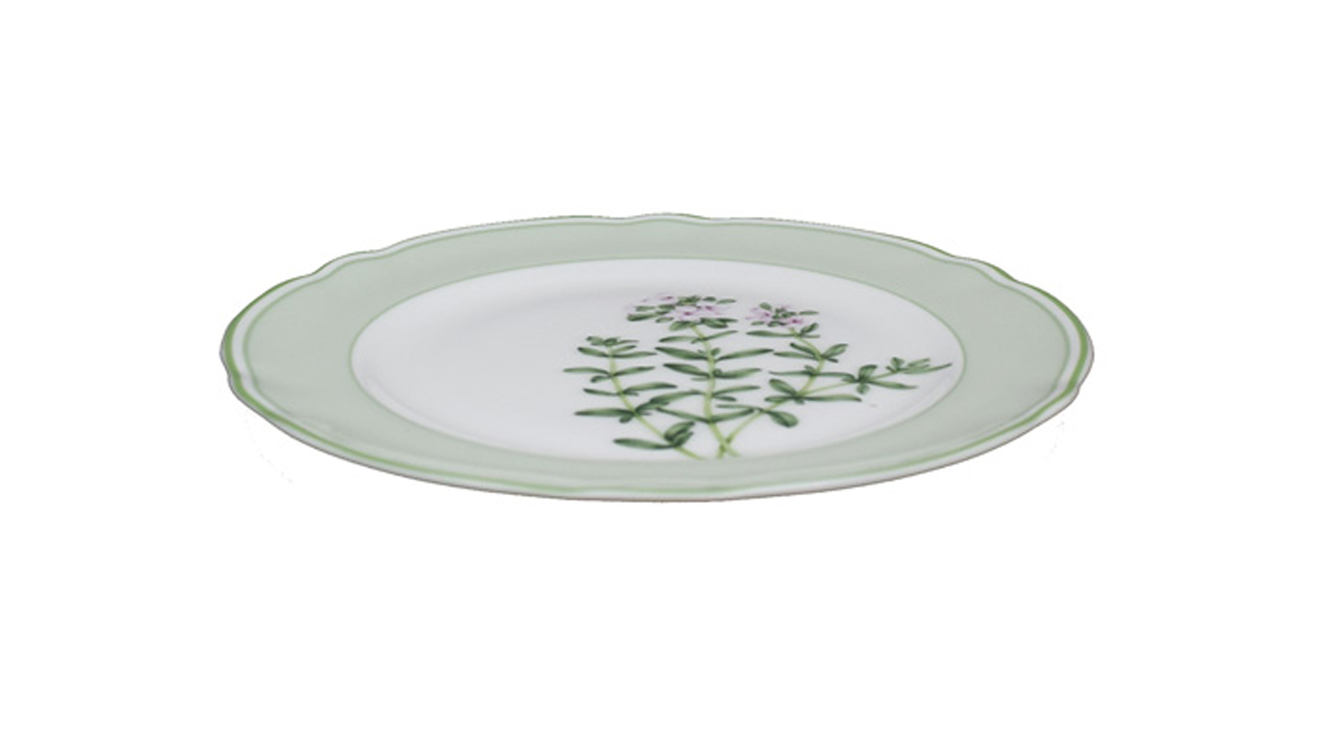 10613844 Noritake Тарелка десертная Noritake "Английские травы" 17см Фарфор костяной  - Вид №1