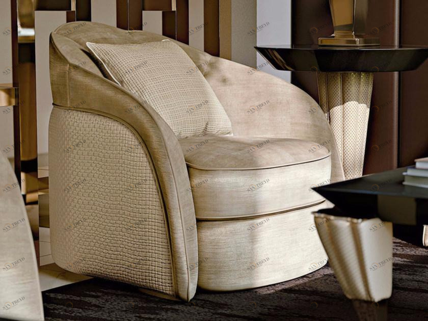 Turri Мягкое кожаное кресло по контракту Stardust sun-id-1363978