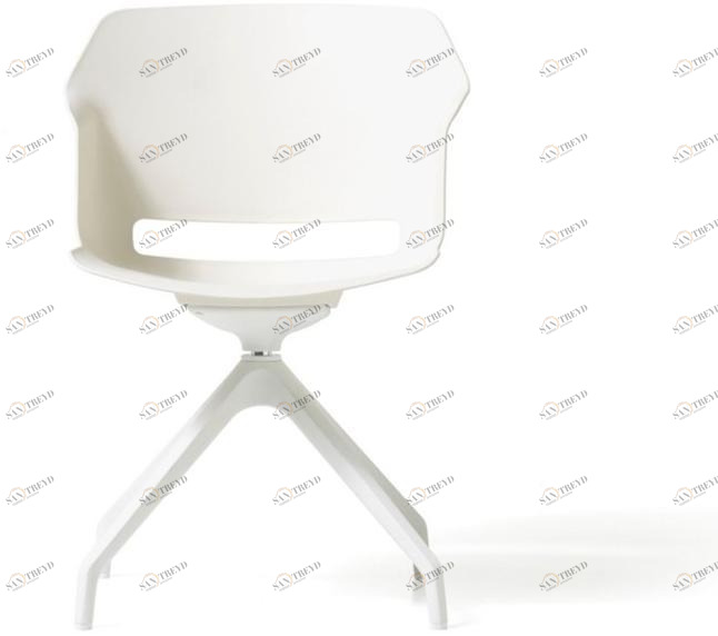 Diemme Офисный стул из полипропилена с подлокотниками на козелке Clop sun-id-1358357