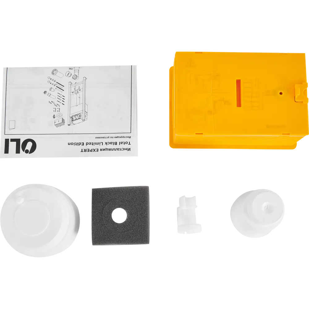 Комплект инсталляции Oli Quadra с унитазом тип ободка закрытый Rosa Рио STLM-2110084 - Вид №5