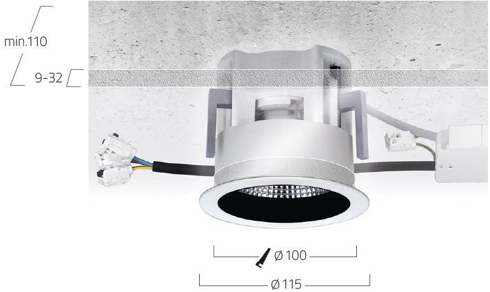 Lightnet Встраиваемый светодиодный точечный светильник Midpoint sun-id-1369496 - Вид №1