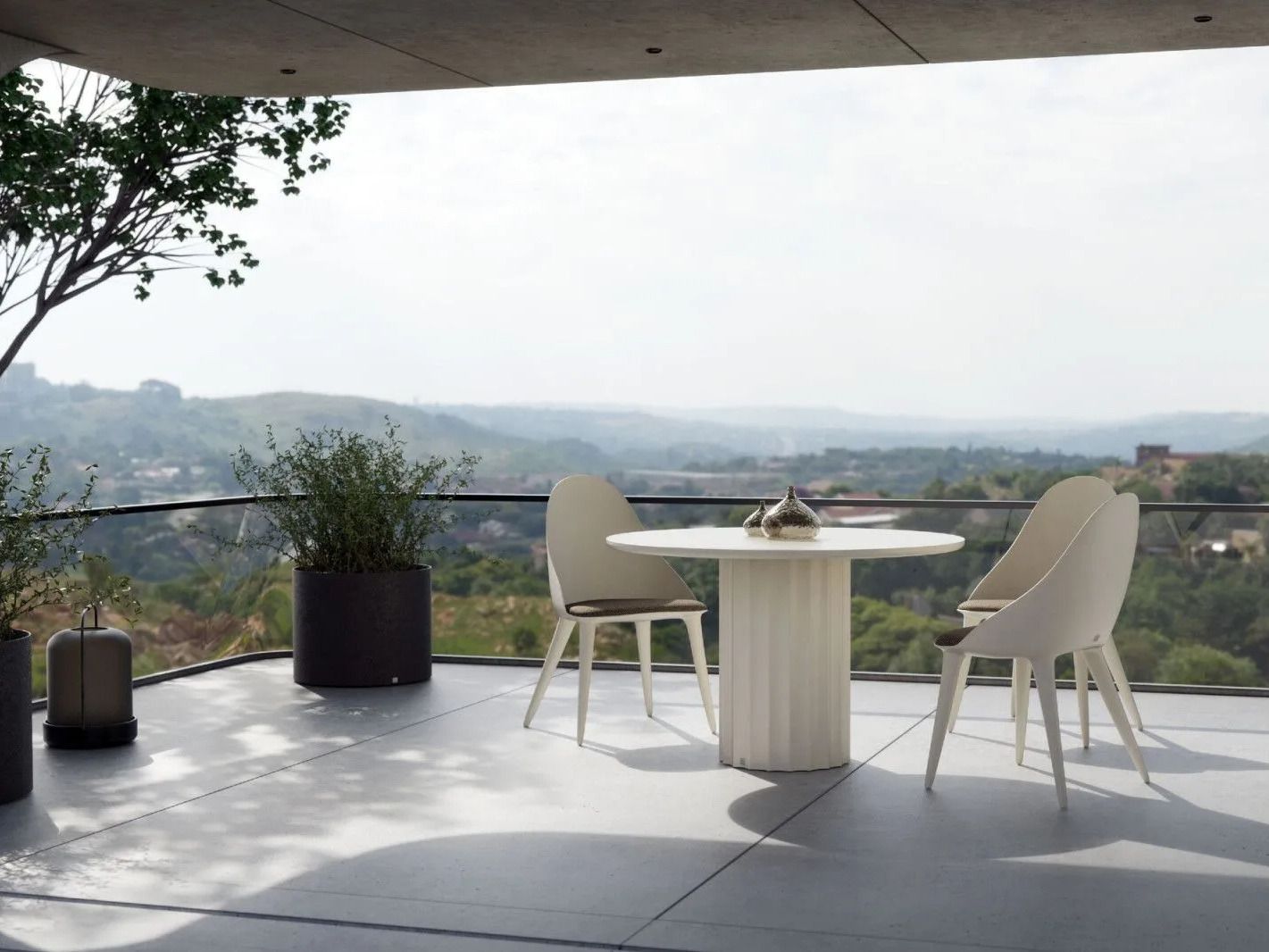 Круглый стол из стекловолокна GANSK ROMA ARCH-00147691