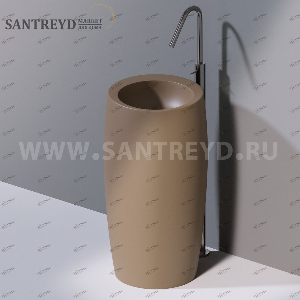 L100T0R0VT.132 Напольная раковина стоящая круглая A. e T. Italia SPOT AeT ITALIA TOTEM