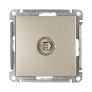 TV розетка SYSTEME ELECTRIC W59 для скрытого монтажа в платине 82797857