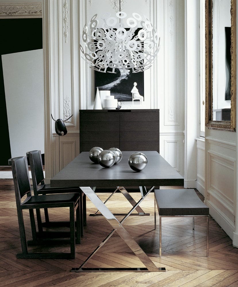 Прямоугольный стол из стали и дерева Maxalto Макс ARCH-00142429 - Вид №1