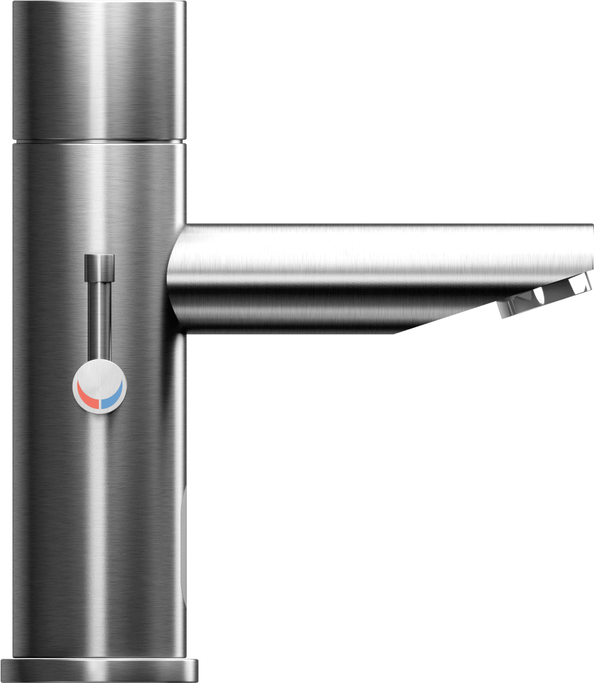 R346-N Сенсорный смеситель с палубным монтажом и рычагом регулировки температуры