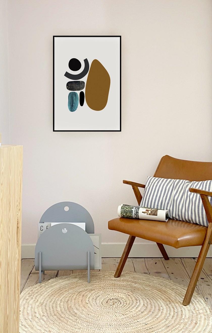 HIRO Полка для журналов из окрашенной стали sun-id-1452591 - Вид №3