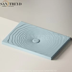 Flaminia WATER DROP Душевой поддон 100 см голубой DR100.5014