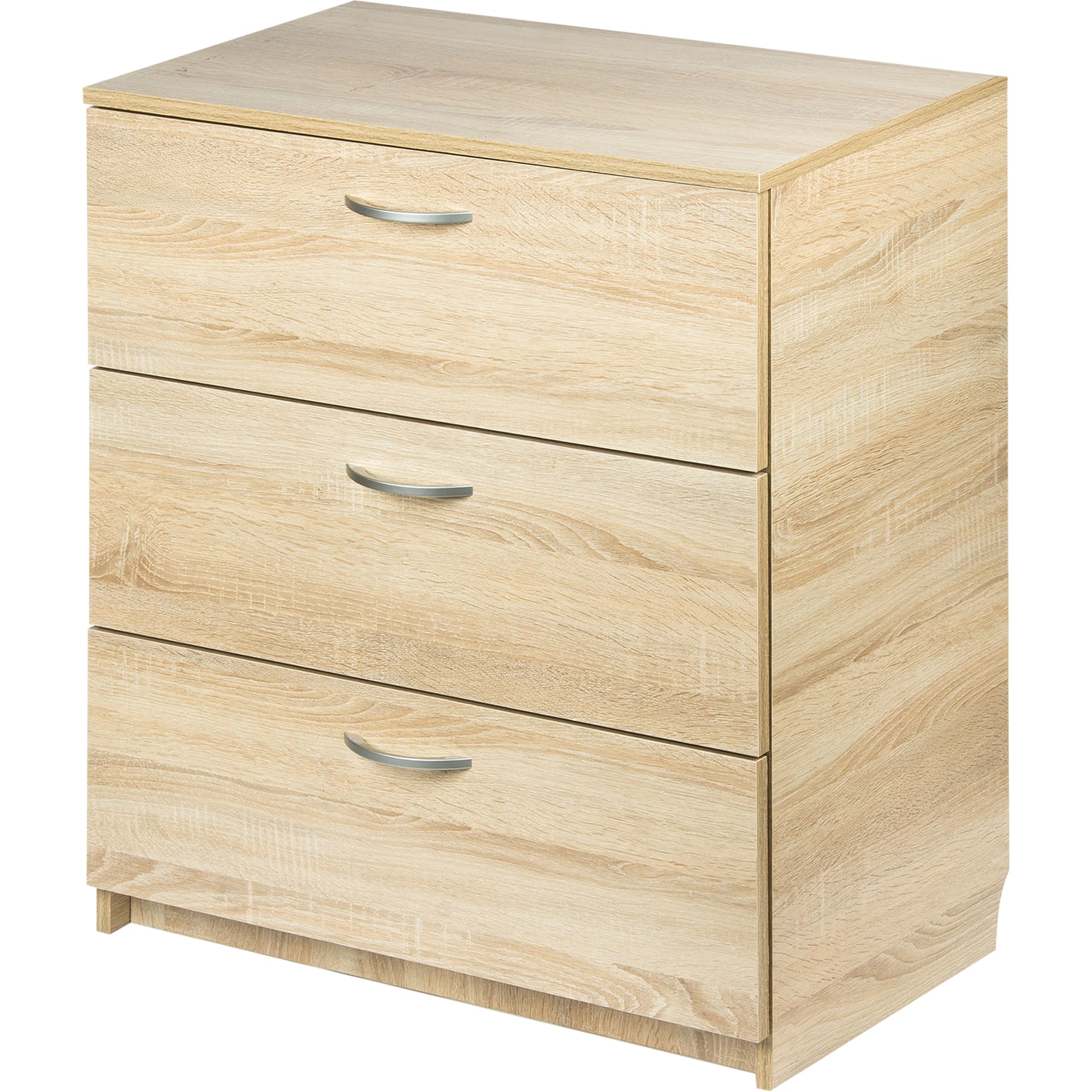 82034311 Комод 3 ящика, 68.5x80x39.4 см, цвет дуб сонома Santreyd 