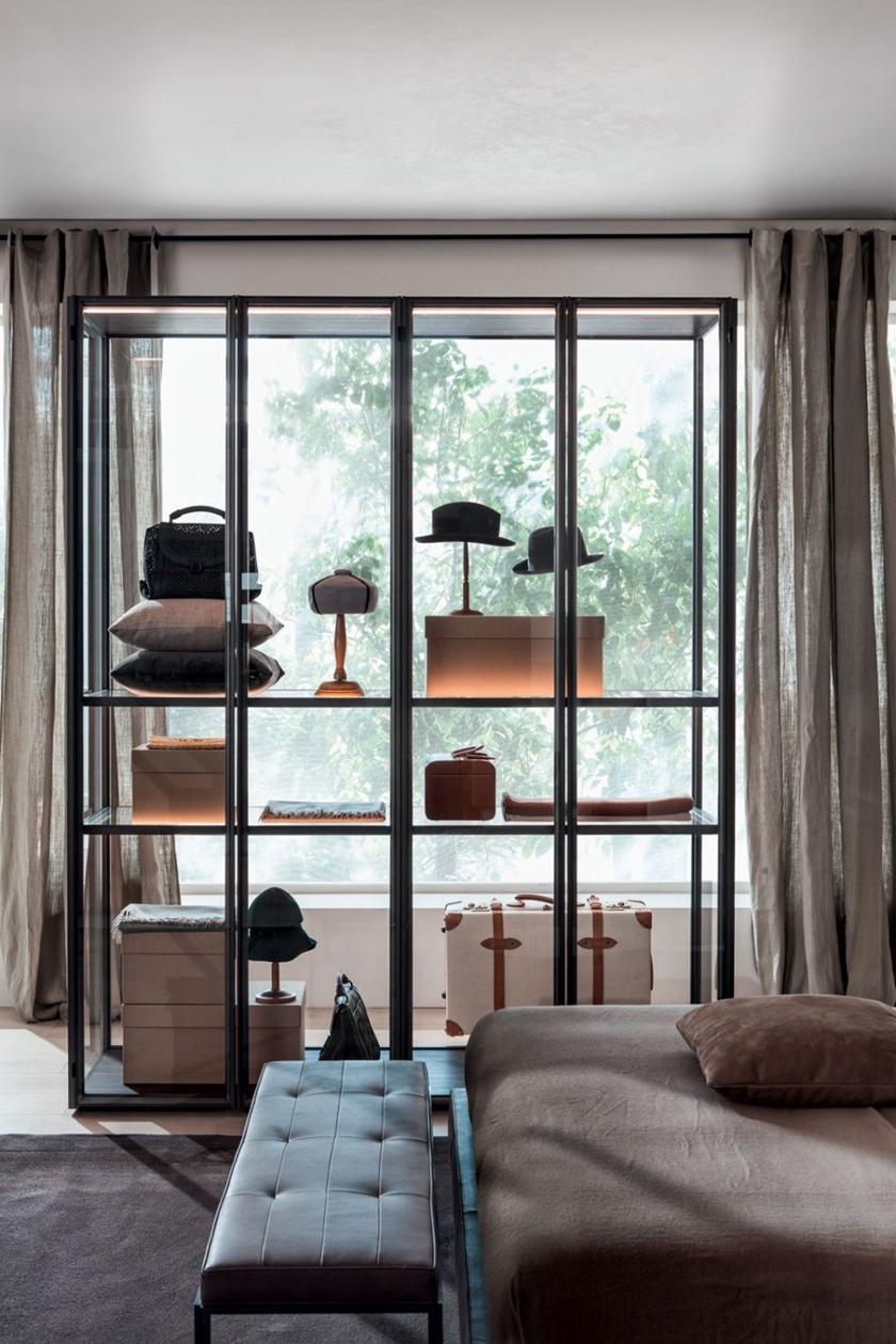 Molteni & C. Двуспальная кровать в коже Anton sun-id-1399449 - Вид №1