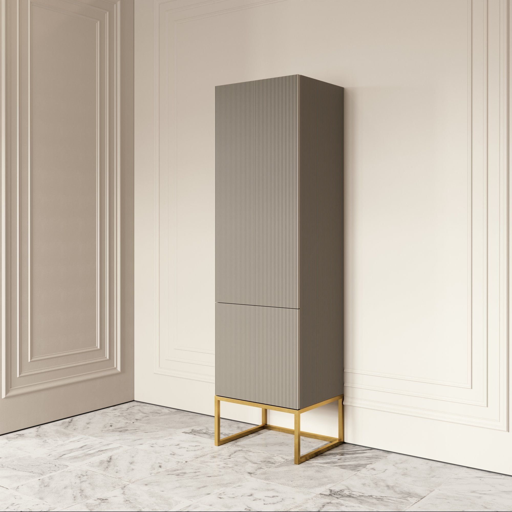 Деревянный напольный шкаф для ванной комнаты с дверцами LUSSO Couture ARCH-00089222 - Вид №2