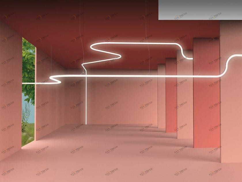 Artemide Светодиодный подвесной светильник с прямым светом из поликарбоната Alphabet of light sun-id-1423104