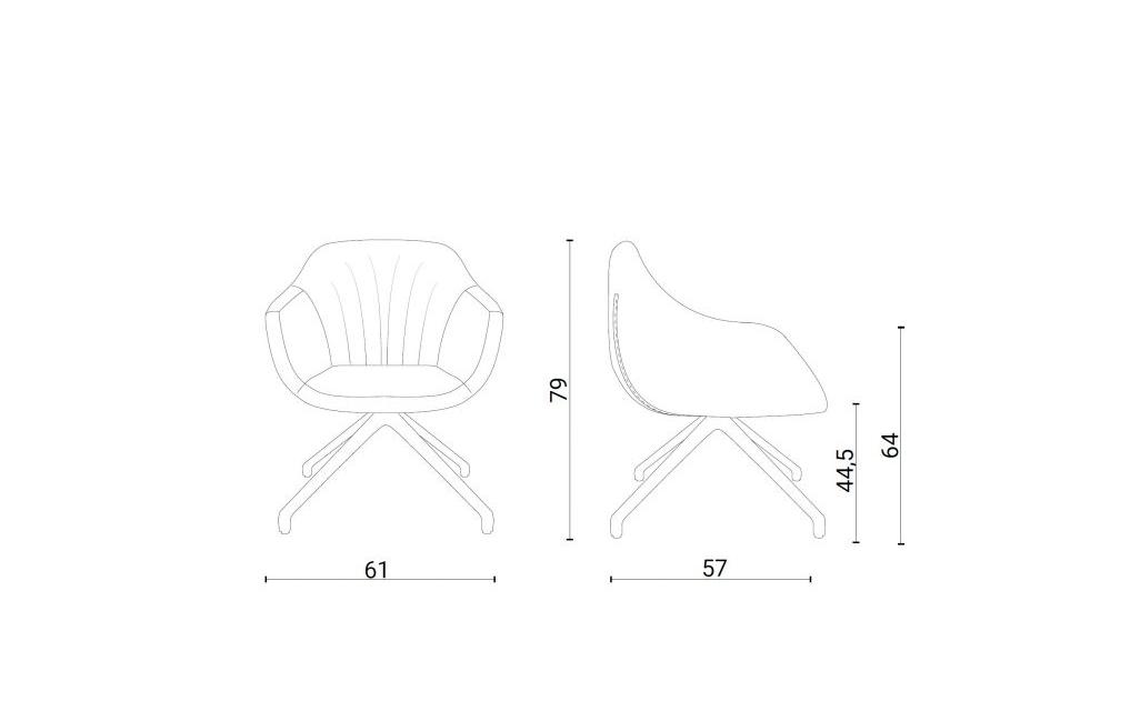 Ozzio Italia Мягкое вращающееся кресло  S462  - Вид №2