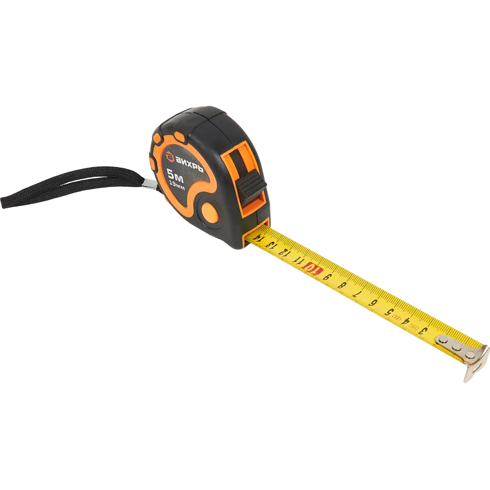 Рулетка измерительная Вихрь с ремешком, 5 метров 85086415 STLM-0843500