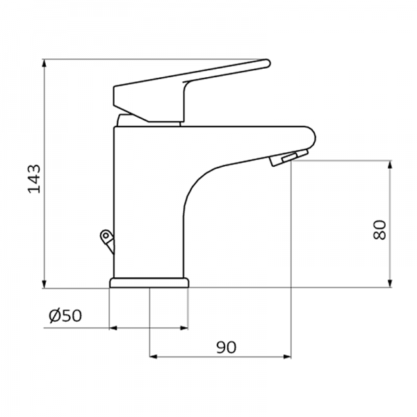 Смеситель для раковины ECO PROJECT GRB MIXERS 10513110  - Вид №1
