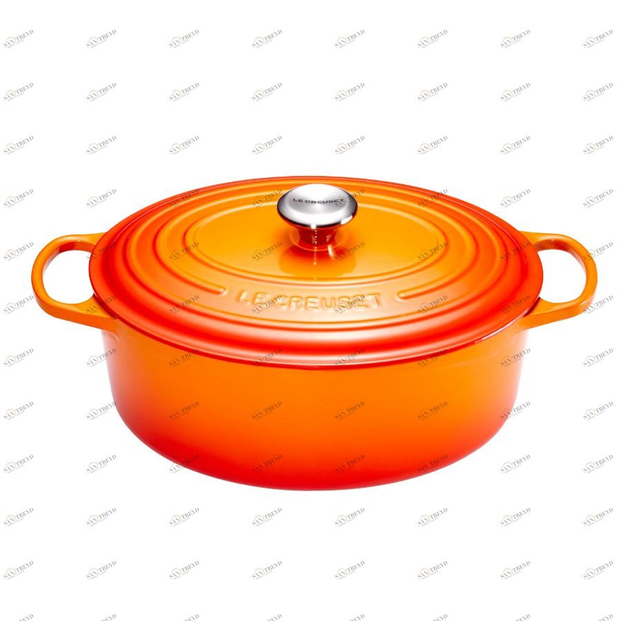 Утятница чугунная Le Creuset, Ø27 см, оранжевая 21178270902430