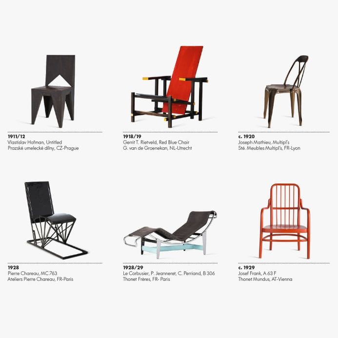 Печать на бумаге VITRA CHAIR COLLECTION POSTER ARCH-00118324 - Вид №1