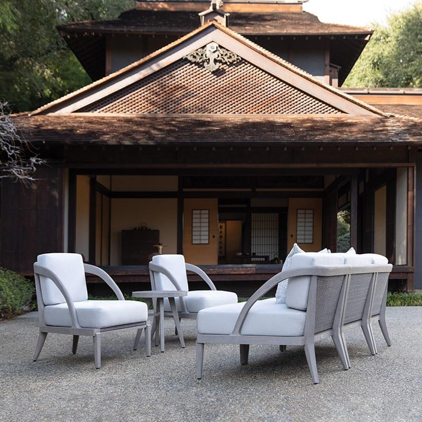 JANUS et Cie Круглый садовый столик из тика Rock garden sun-id-1368364 - Вид №7