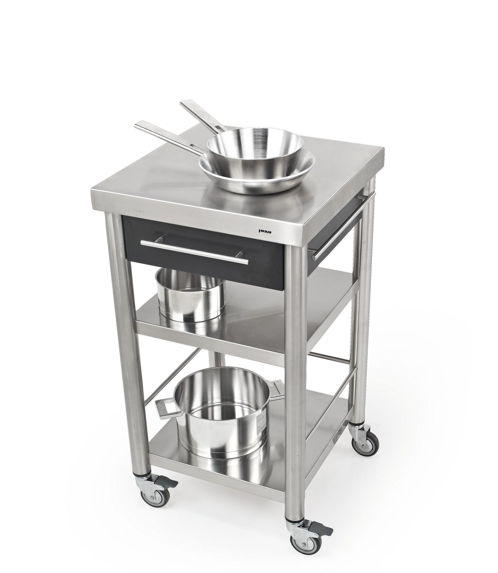 Отдельно стоящий кухонный модуль из нержавеющей стали с ручками JOKODOMUS Auxilium ARCH-00150883 - Вид №2