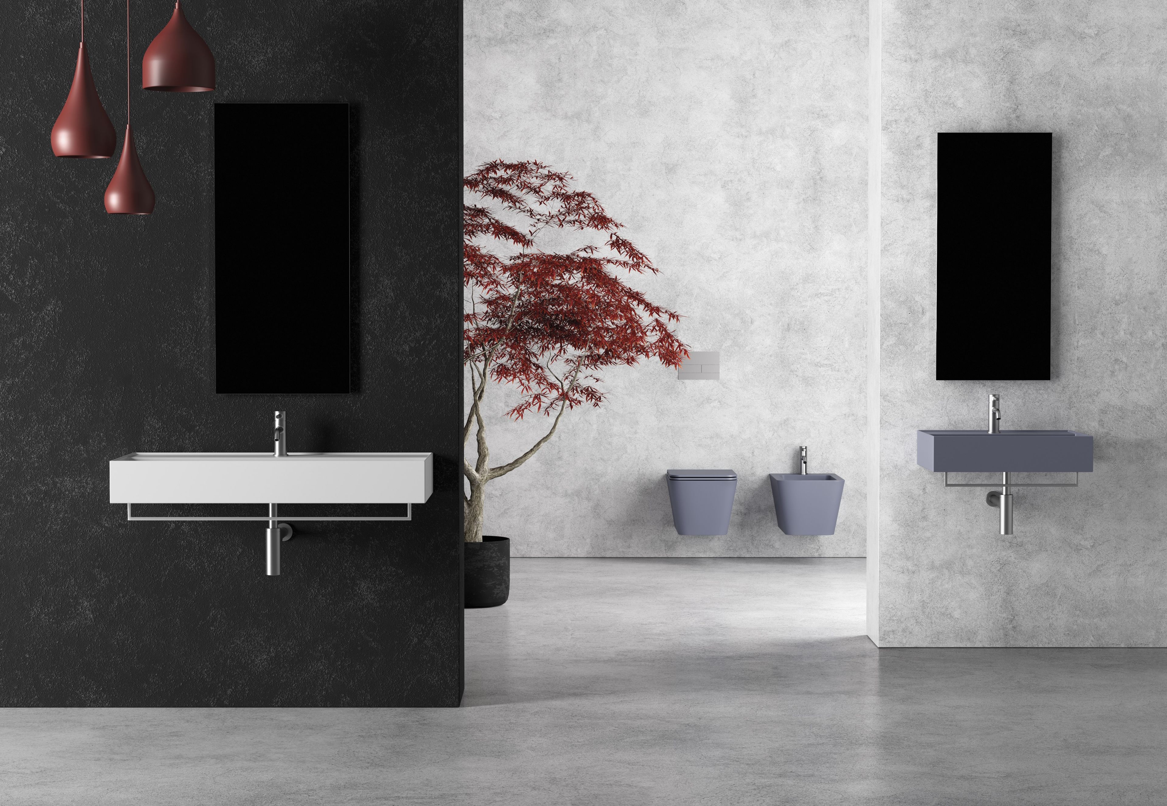 Керамическая прямоугольная подвесная раковина Alice Ceramica HIDE ARCH-00151886 - Вид №17