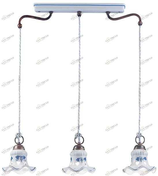 FERROLUCE Керамическая люстра Chieti C204