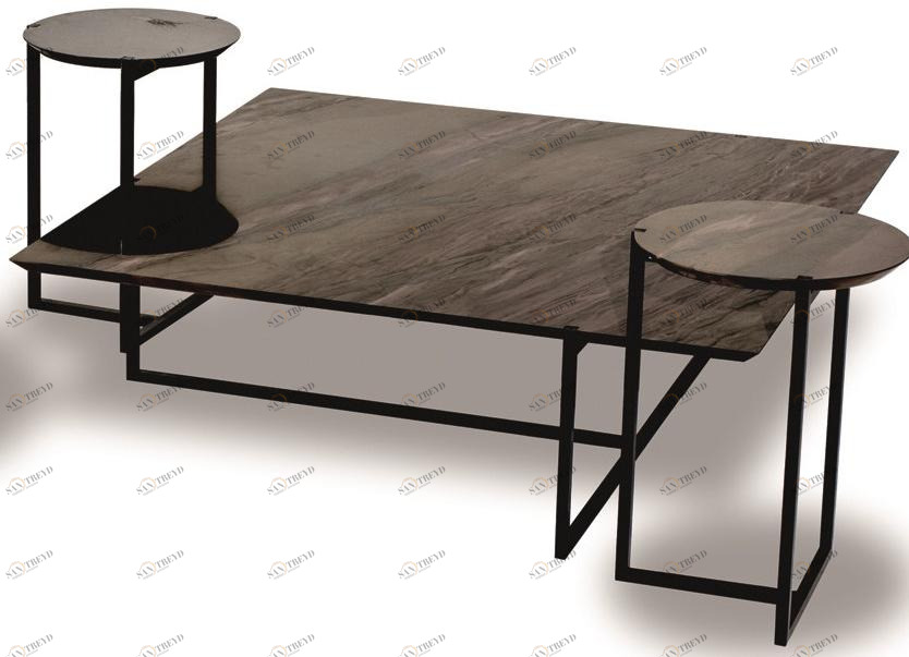 BAXTER Квадратный мраморный журнальный столик Icaro sun-id-1420231