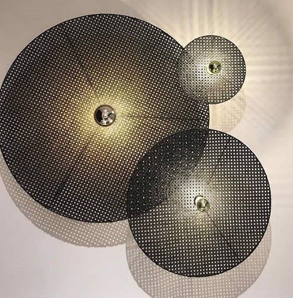 092032 Бра A1053/15 см металл хром + 1125/90 см черный ротанг Aromas del Campo Tan Tan 