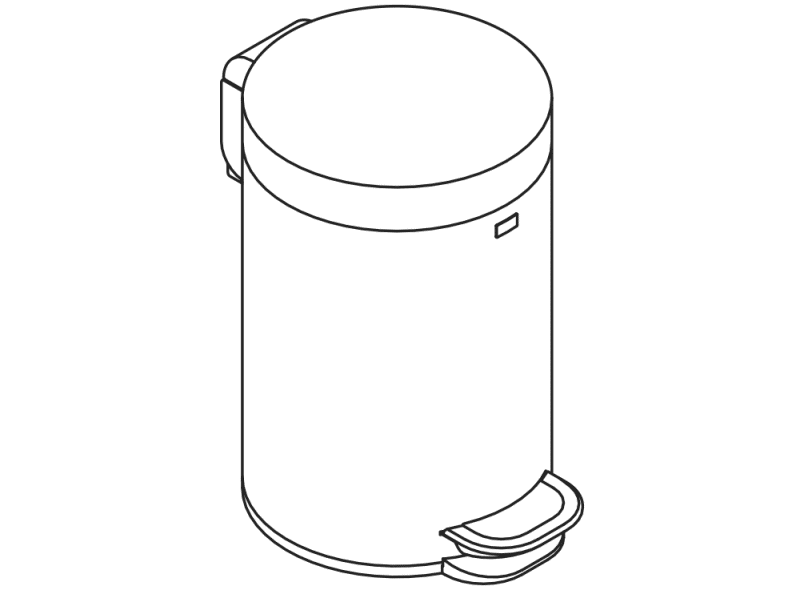 950.05.30501 мусорное ведро HEWI Universalprodukte  - Вид №4