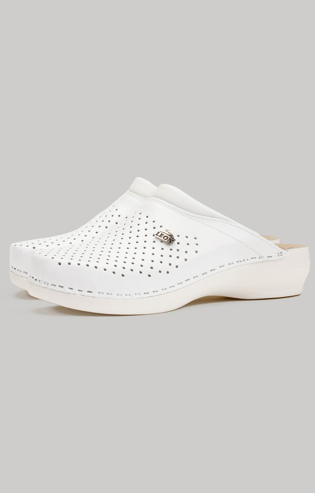 62032 Сабо "Leon LIGHT" женские белые LEON  Сабо и сланцы размер 39  - Вид №7