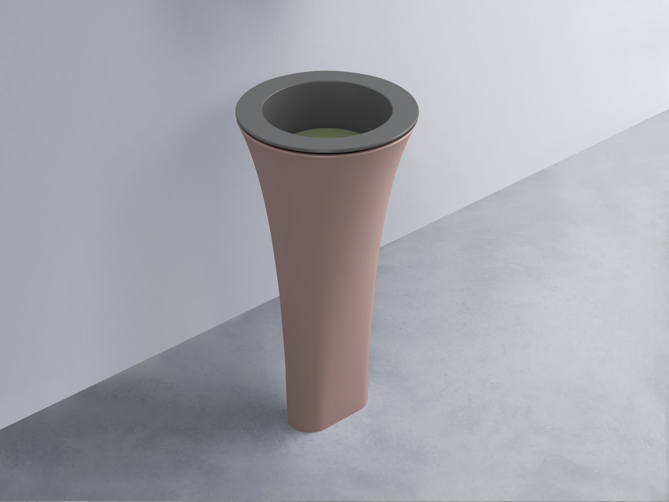 AMLA45-CM+AMPILT-AG+AMCOLT-CP Раковина Amedeo Tondo отдельностоящая cielo Enjoy + Amedeo Ceramica Cielo