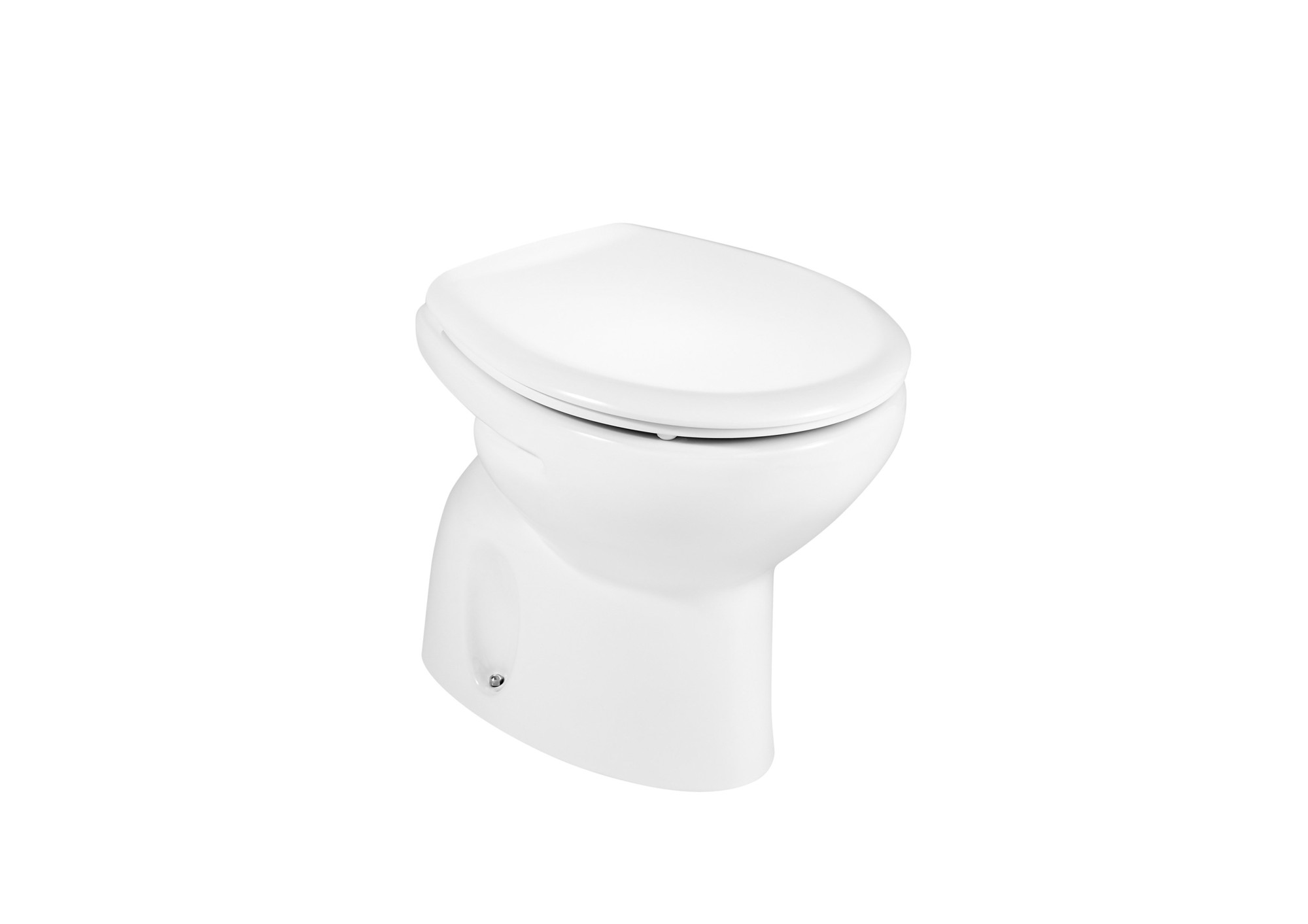 AZ44391000 Унитаз с вертикальным выпуском (с чашей и крышкой) ROCA Victoria