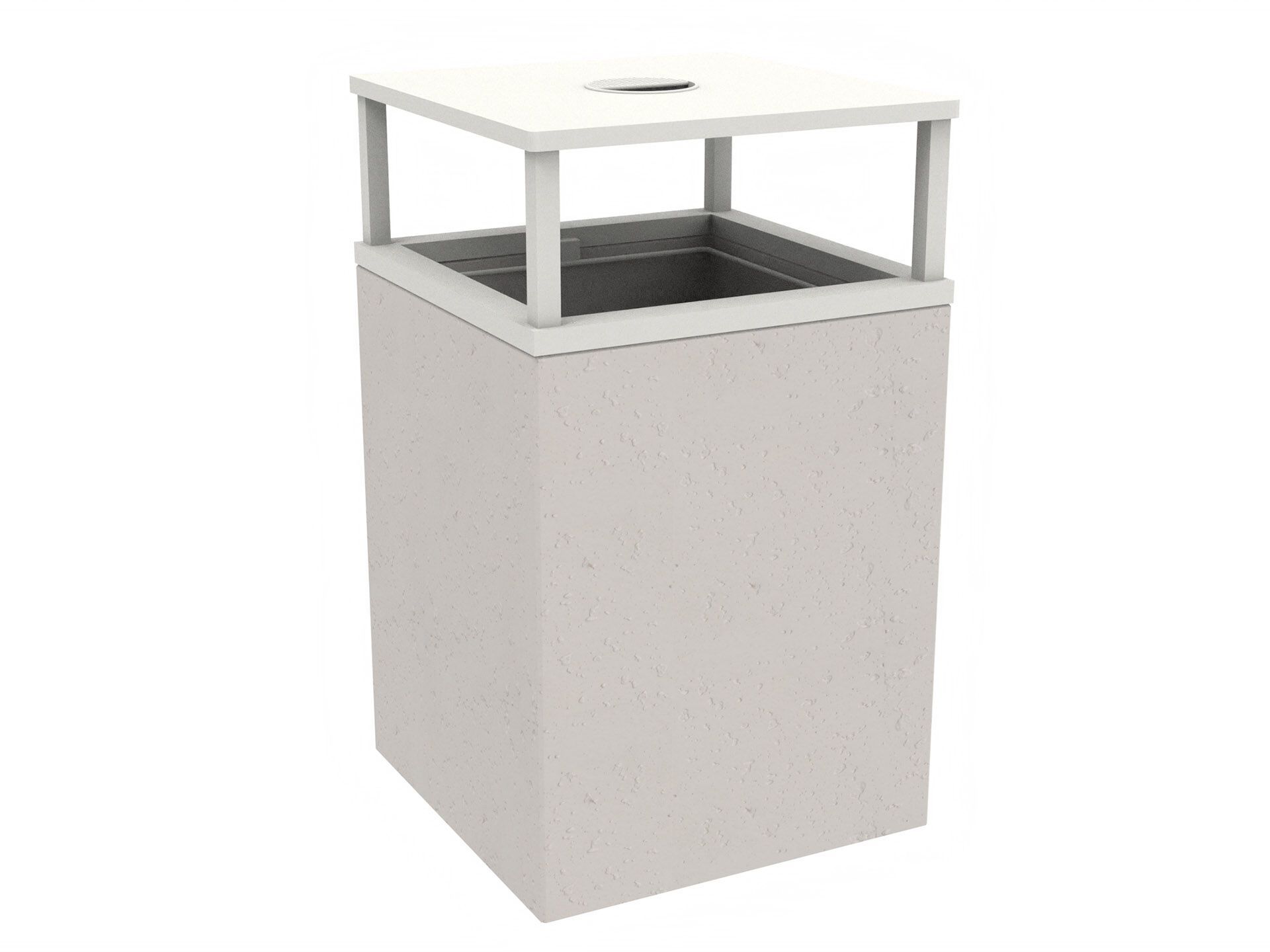 Бетонные стойки для мусора с крышкой Lazzari Афина ARCH-00133561 - Вид №12