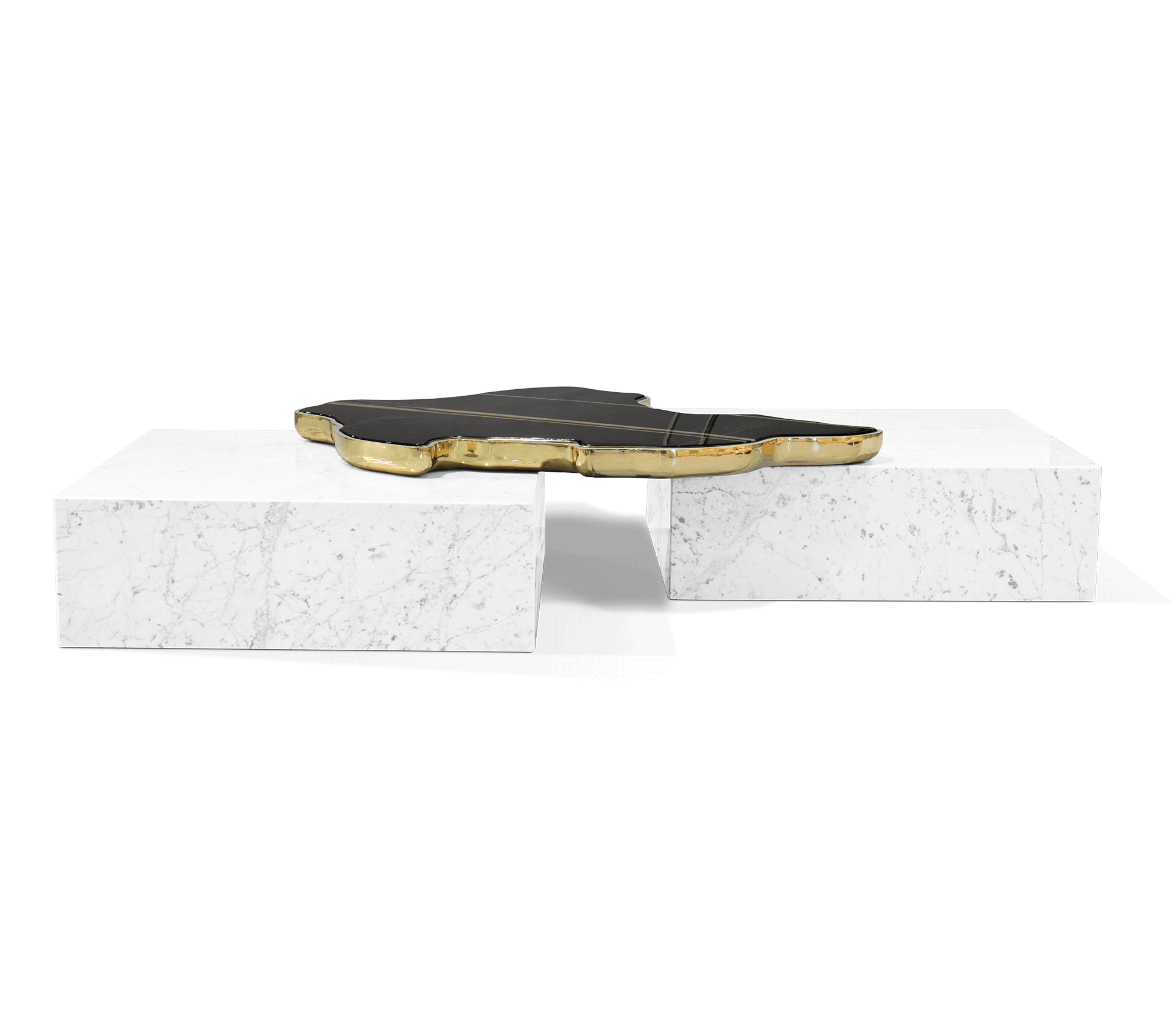 0-229 Navarra черно-белый центральный стол Boca Do Lobo 