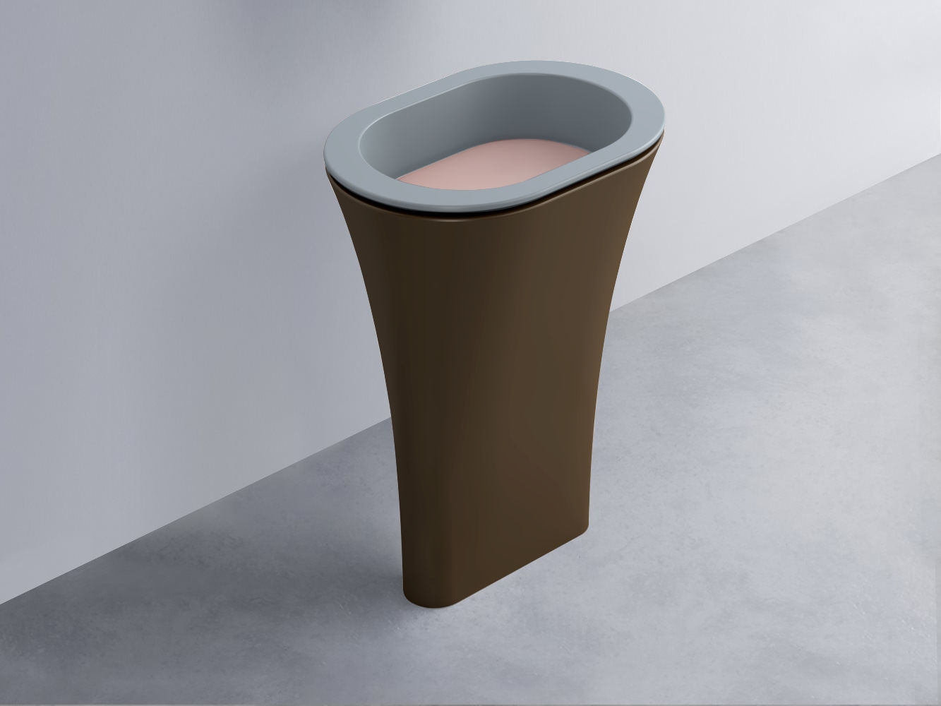 AMLA65-BR+AMPILO-CP+AMCOLO-CA Раковина Amedeo Ovale отдельностоящая cielo Enjoy + Amedeo Ceramica Cielo