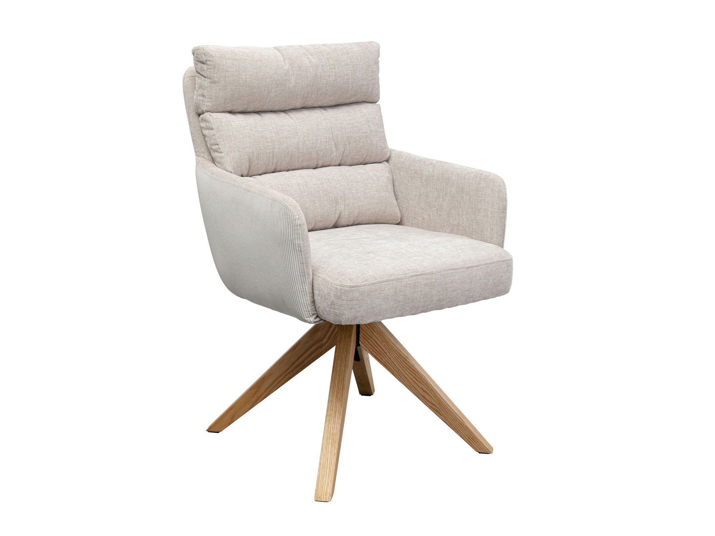 Тканевый поворотный стул с подлокотниками KARE Design BOSSE ARCH-00055964 - Вид №9