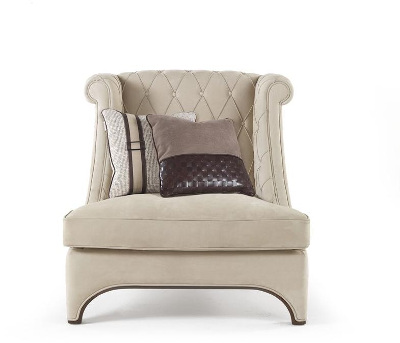 Gianfranco Ferré Home Стеганое кожаное кресло Bradmore Brd.221.a - Вид №2