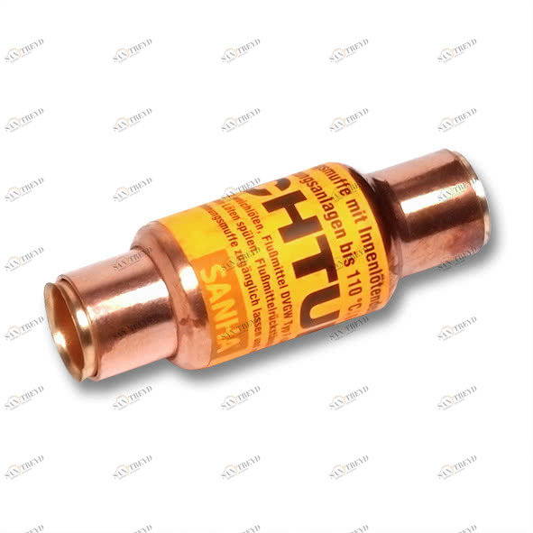 1587218 SANHA 5872 компенсатор НП-НП, медь, сильфонный, 3 Бар 110°C 18 мм 