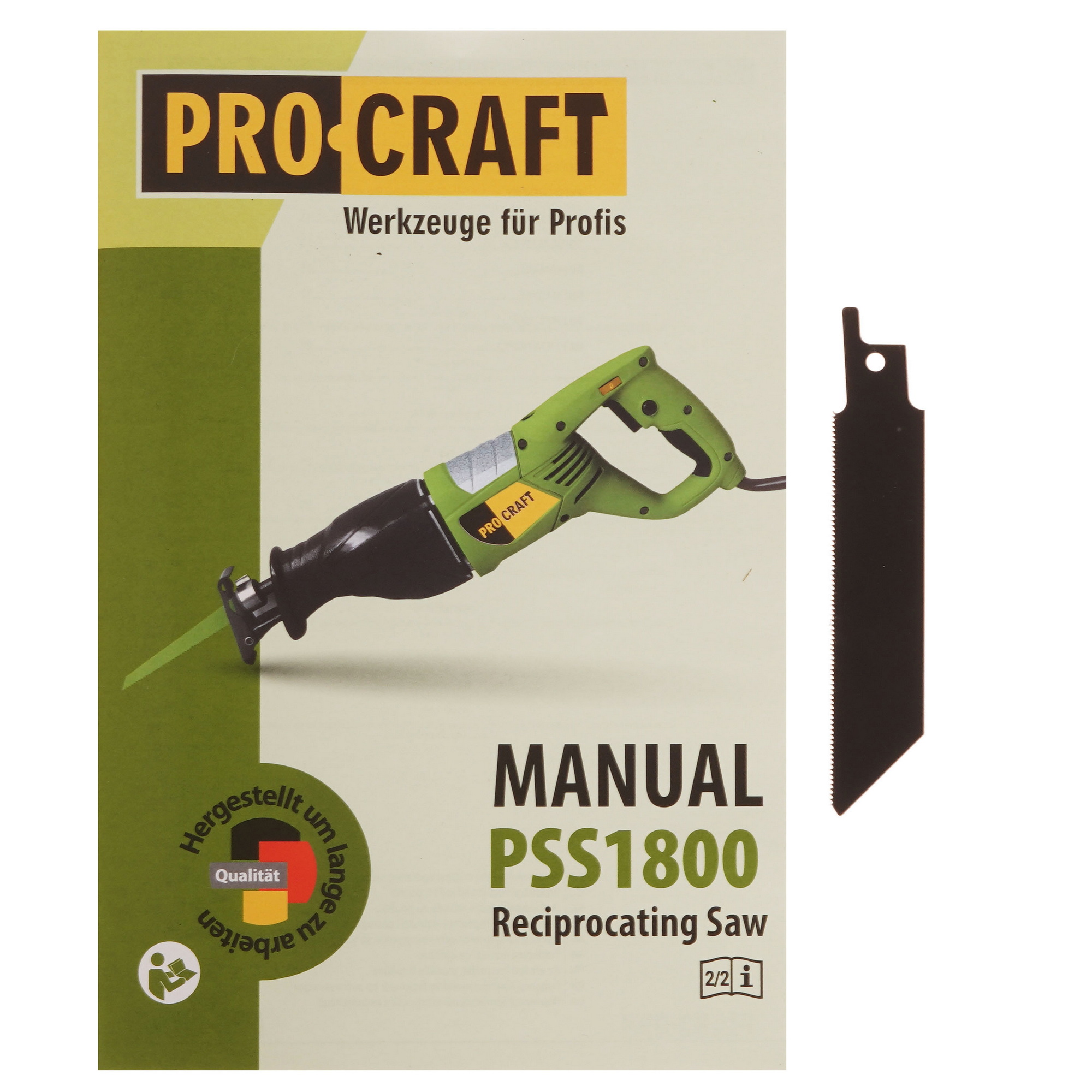 Сабельная пила PROCRAFT PSS1800 9277873 STDN-0002153 - Вид №5
