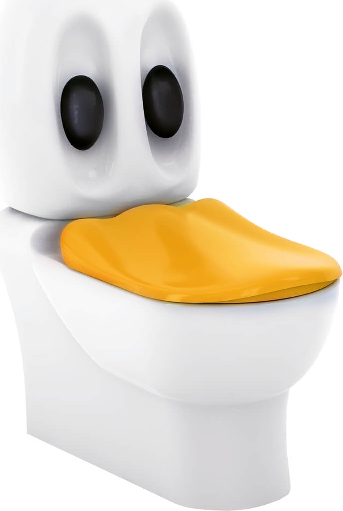 DC360-00CB00E-0000 DUCKY Унитаз детский с биде Creavit Ducky 