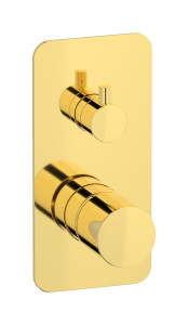 Встроенный смеситель для душа с двухходовым дивертером WE ARE IB rr310oo Gold Brera