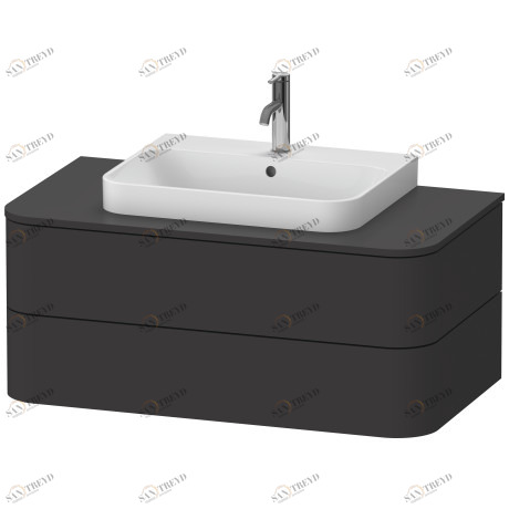 HP496108080 Подвесная раковина настенная овальная Duravit Happy D.2 Plus белая