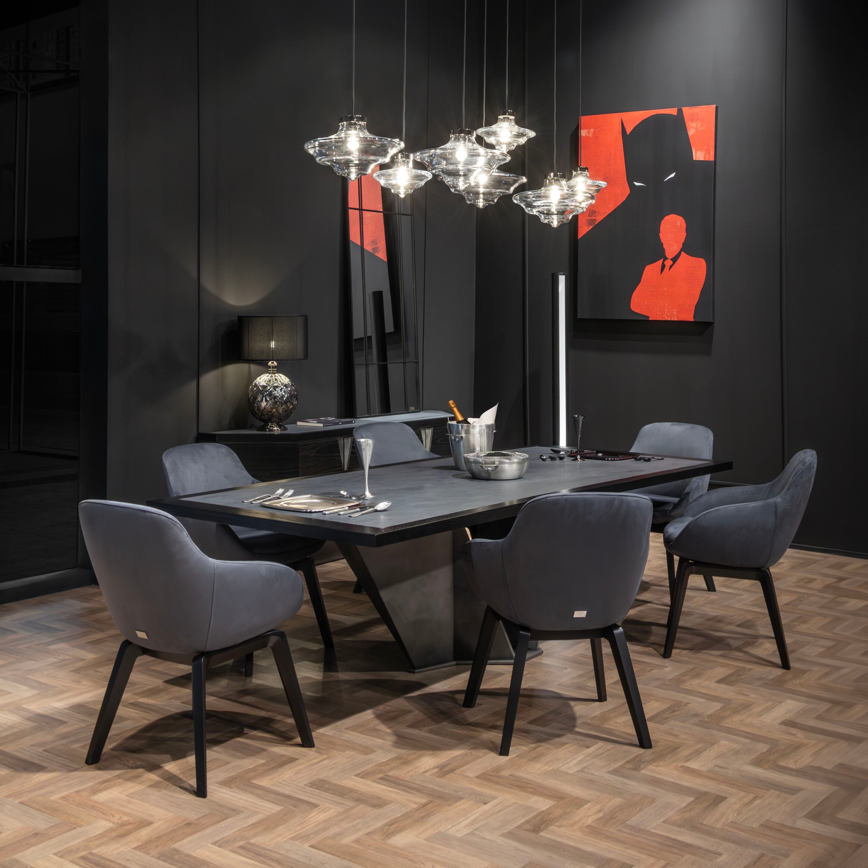 Серебряный держатель икры Wayne Enterprises Home Collection WE-DNG04 ARCH-00036432 - Вид №2