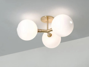 Настенный светильник / потолочный светильник из дутого стекла