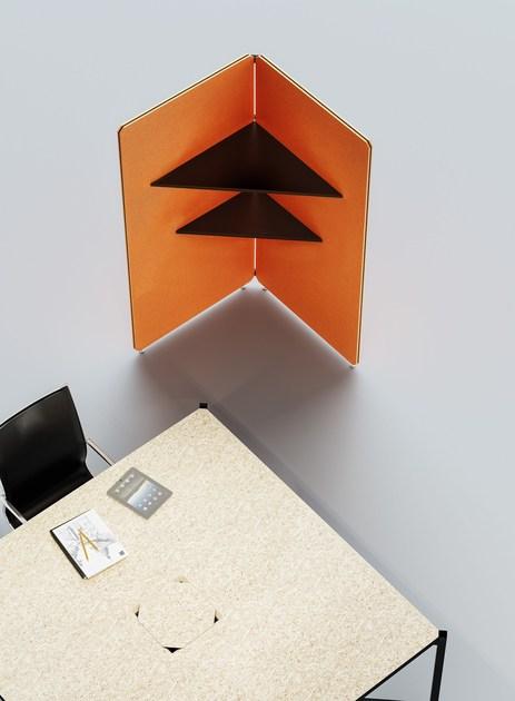 FANTONI Звукопоглощающие модульные офисные перегородки из ткани Hub sun-id-1457128 - Вид №1