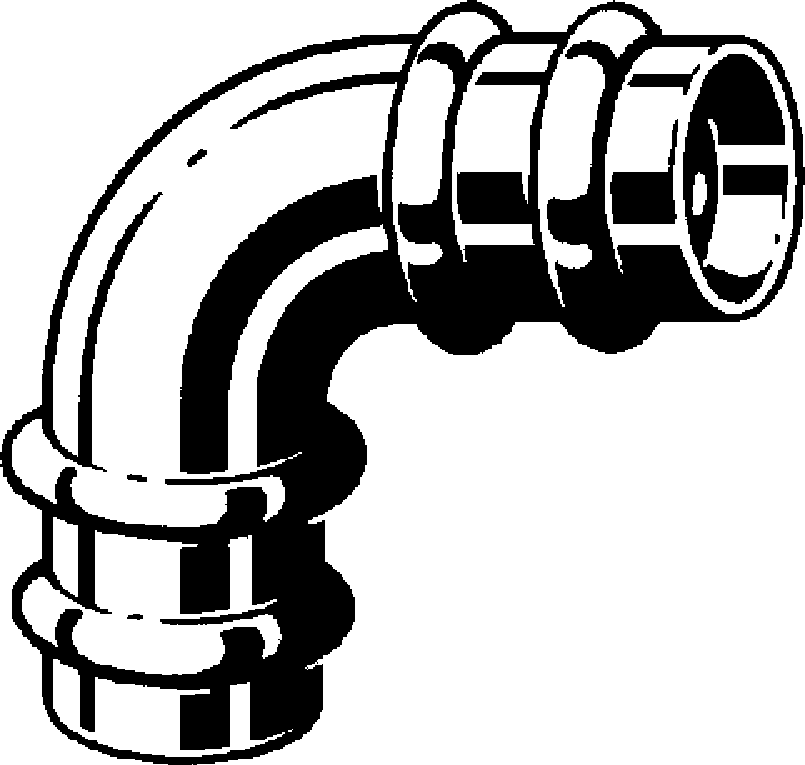 Viega Отвод 90° Sanpress 2216 (281267) 281 267 - Вид №1