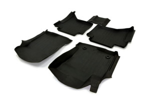 17429076 Резиновые коврики 3D PREMIUM в салон Toyota Hilux 2015- PR.TY.HIL.15G.02X82 SRTK
