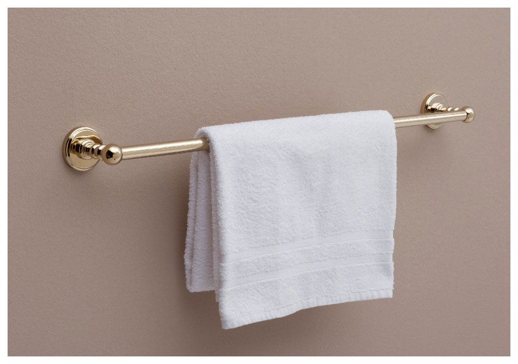 Держатель для полотенец Aquanet 4624, золото (60 см) 4600 - Вид №2