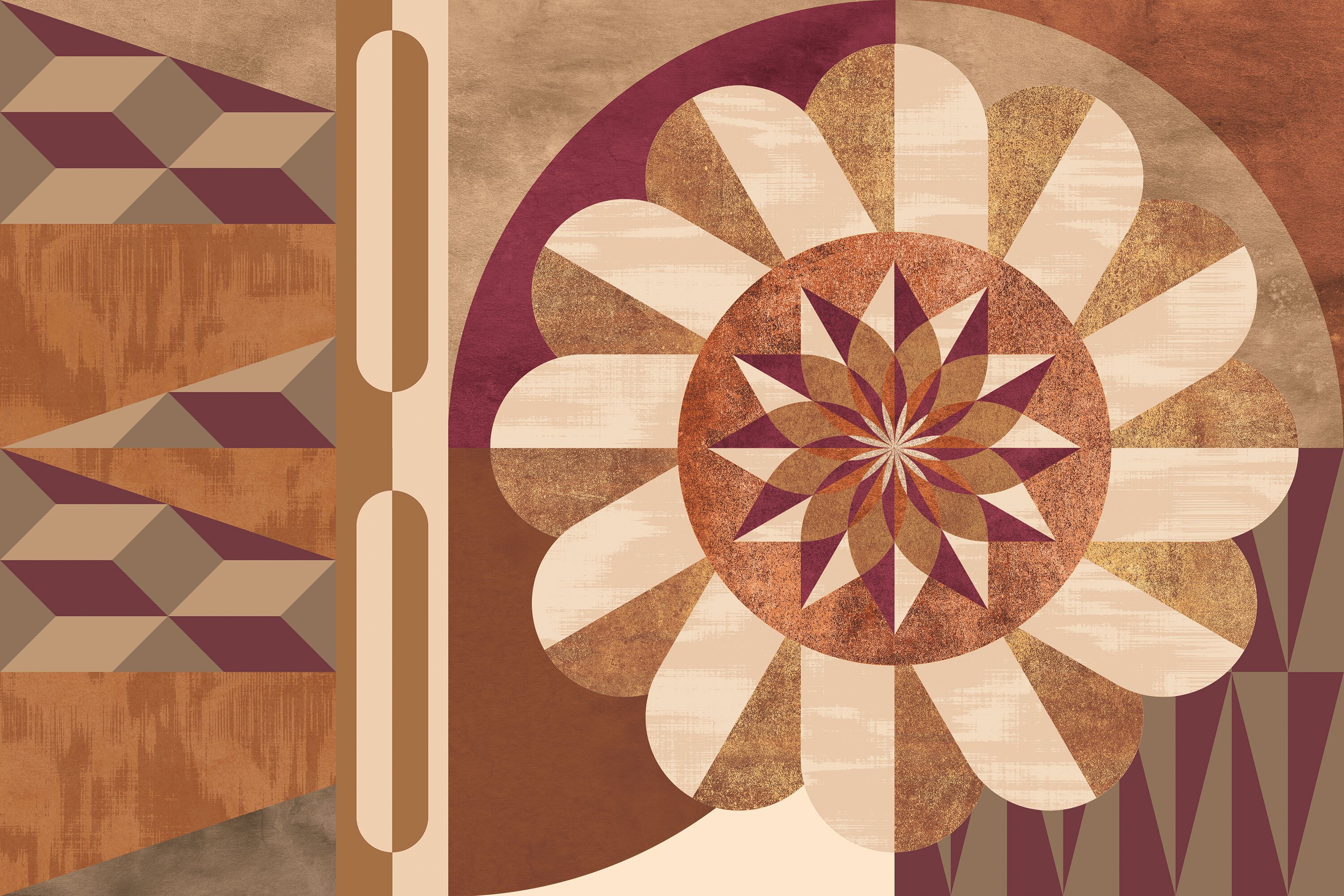 Узорный ковер Inkiostro Bianco Travelogue ARCH-00091192 - Вид №4