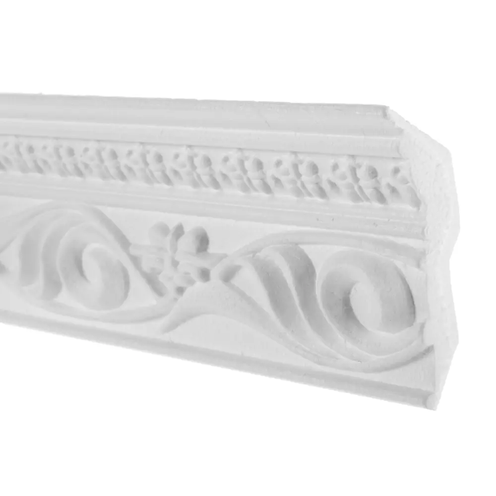 Плинтус потолочный полистирол Format 09007 KD белый 61x70x2000 мм STLM-2122960 - Вид №1